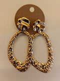 oval earring