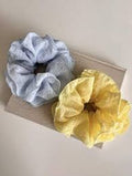 two pieces scrunchies