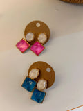 colored earring