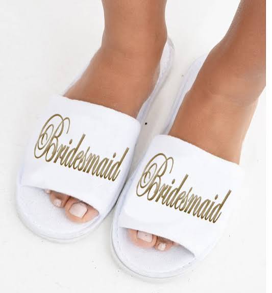 bridesmaid slipper
