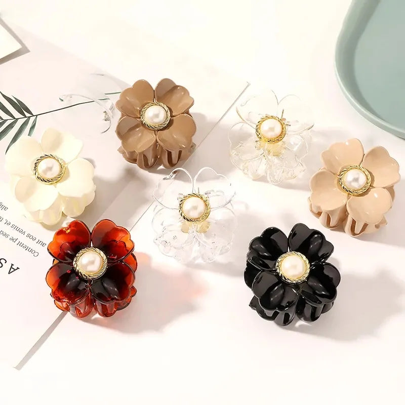 pearl hair clips