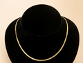 Stainless steel gold necklace