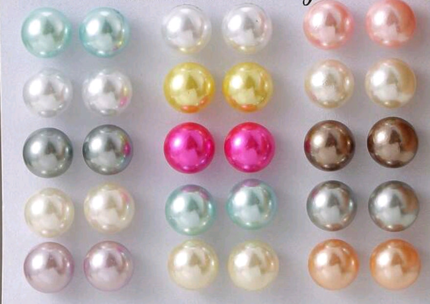 Pearl earrings