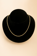 Stainless steel gold necklace