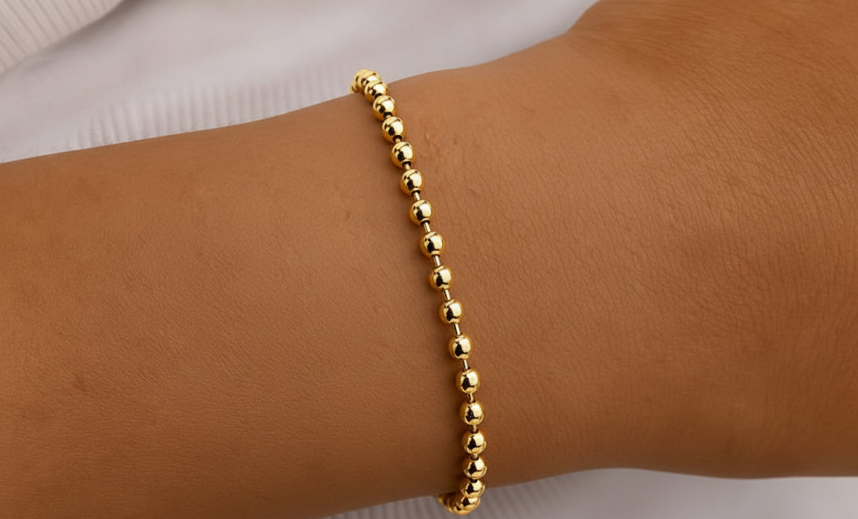 Gold plated bracelet