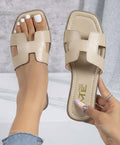 Beige slipper