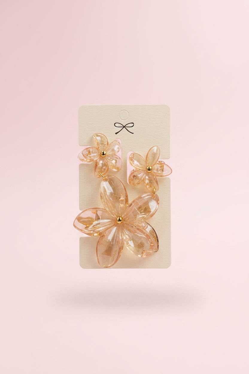 clips flower with 2 mini clips