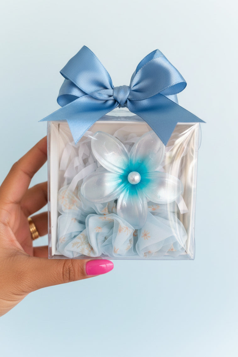 clips with scrunchy box