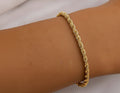 Gold plated bracelet