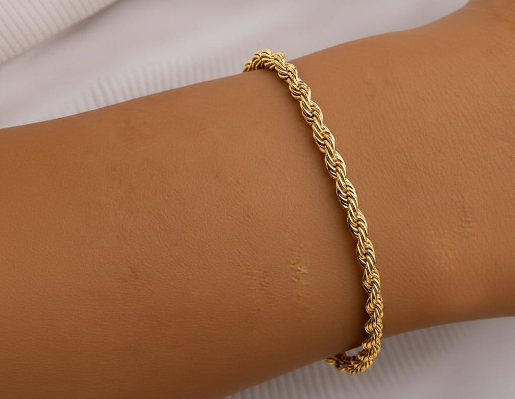 Gold plated bracelet