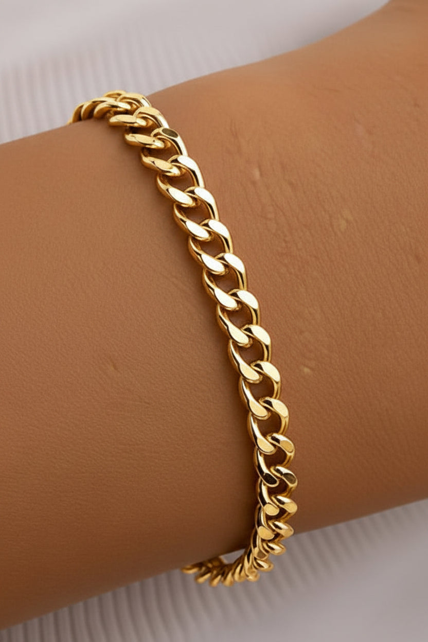 Gold plated bracelet