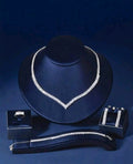 Zirconia silver set